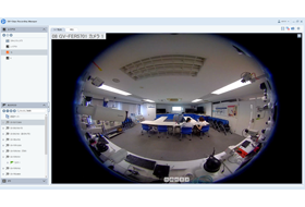 GV-Edge Recording Manager 360度カメラ映像補正前