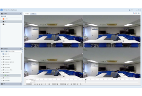 GV-Edge Recording Manager 録画再生画面でも360度カメラ映像補正可能です