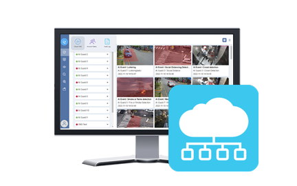 GV-Cloud VMS クラウドベースの映像監視/データセンターソリューション