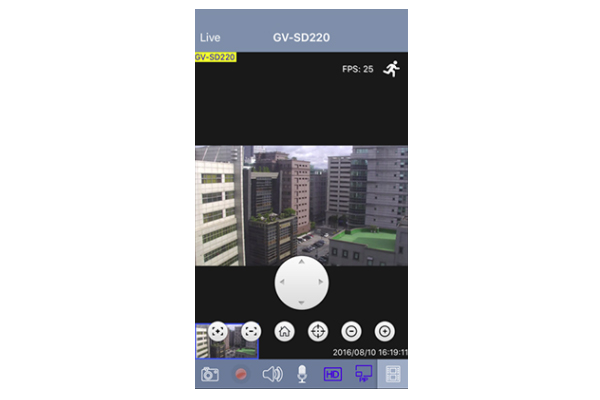 GV-Eye 遠隔監視アプリ