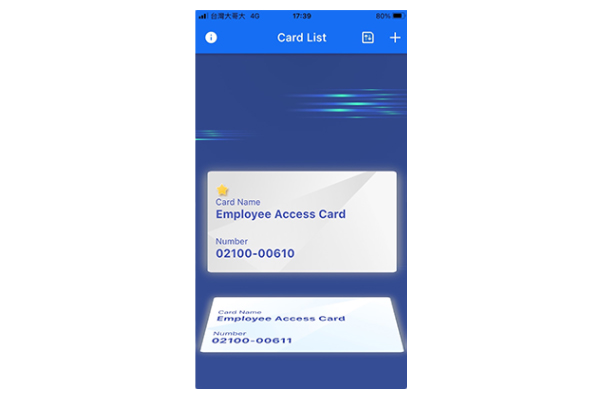GV-Mobile Access 入退室用仮想カードアプリ