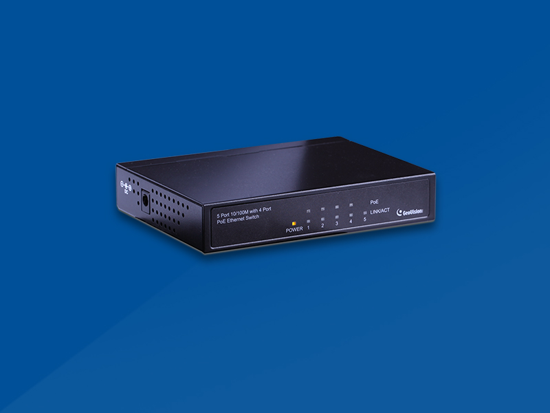 PoE+対応4ポート小型スイッチングハブGV-POE0400